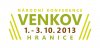 Národní konference VENKOV 2013, Hranice na Moravě 1. - 3. října 2013